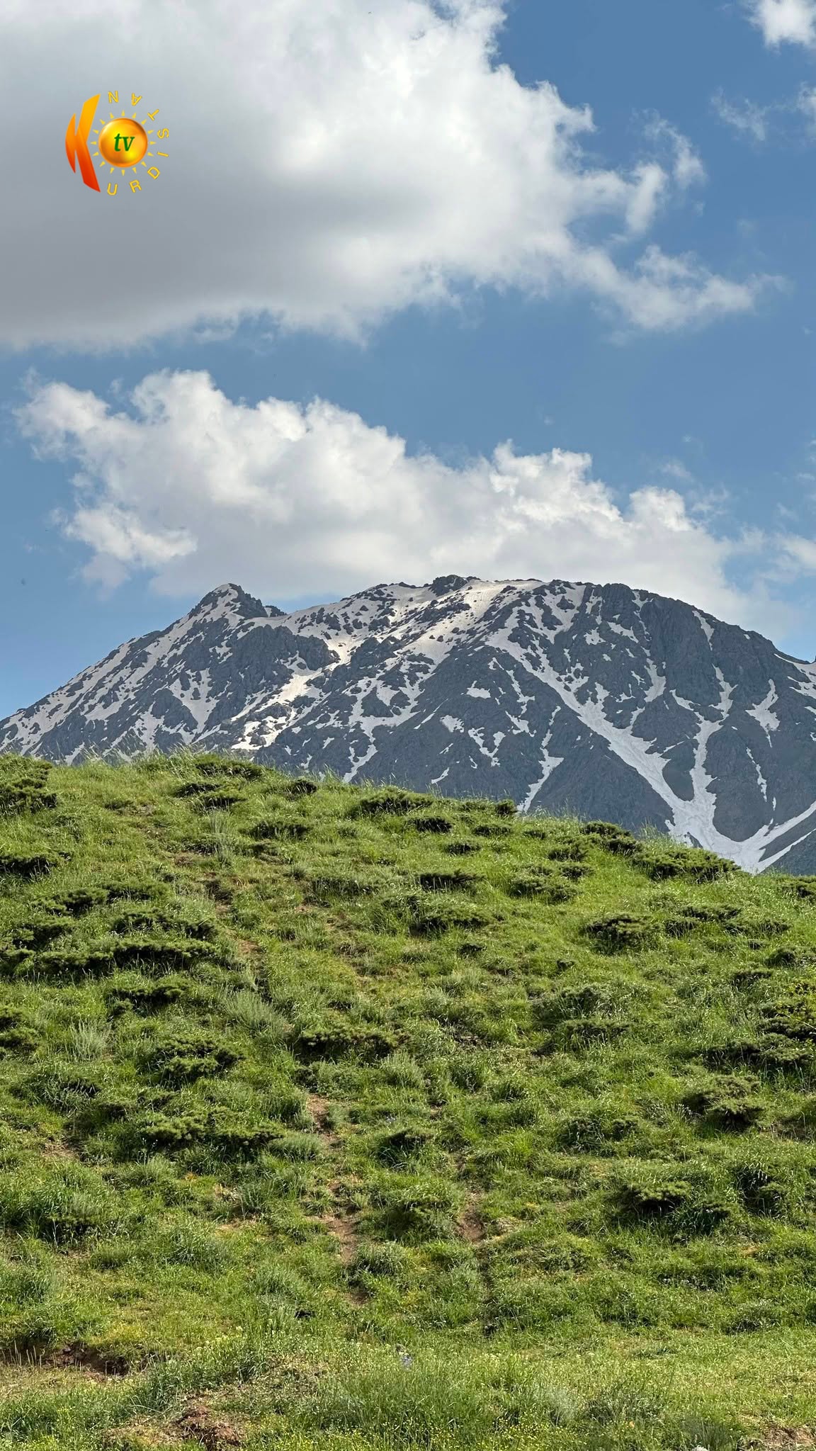 دیمەنی مێرگەمیر لە بناری چیای بەربزین لە دەڤەری سۆران