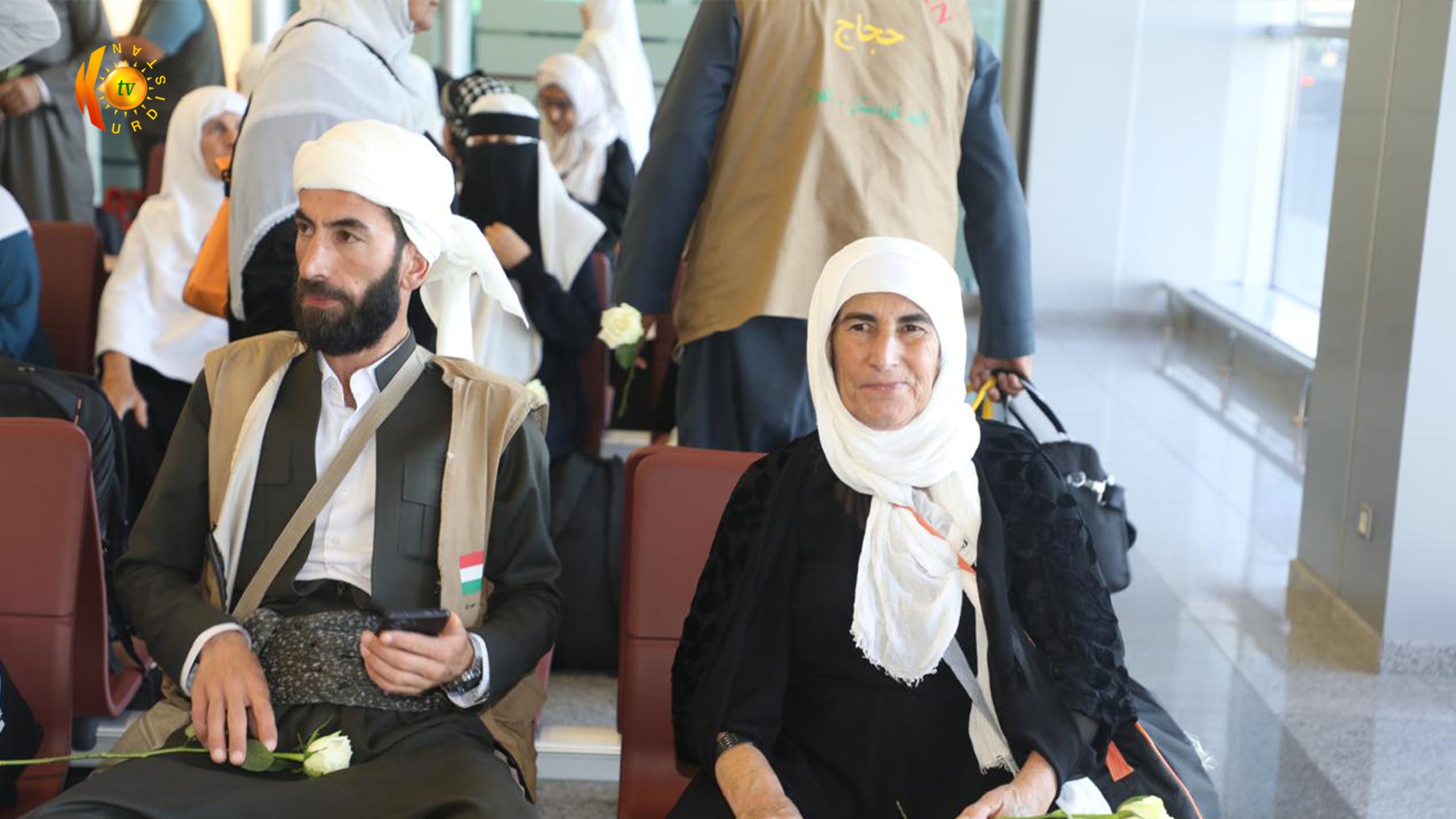 یەکەمین کاروانی حاجیان گەیشتنەوە هەرێمی کوردستان