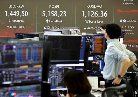 بەهای کۆمپانیا تەکنەلۆژییەکانی کۆریای باشوور بە ڕێژەی 8% دابەزی