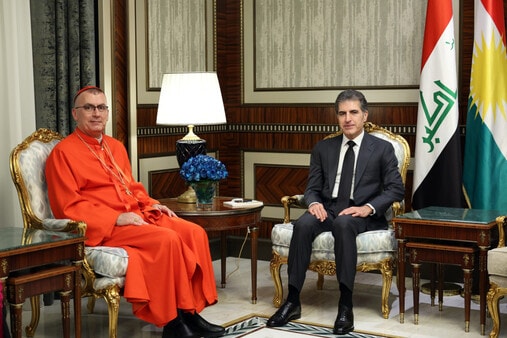 نێچیرڤان بارزانی پێشوازیی لە پاتریارکی کەنیسەی کلدانی لە عێراق و جیهان دەکات