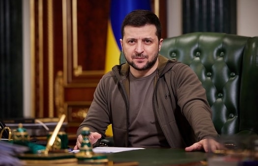 زێلێنسکی داوای کۆبوونەوەی ڕاستەوخۆ لە پوتین دەکات و پێشنیازی ئاگربەستی گشتگیر دەکات