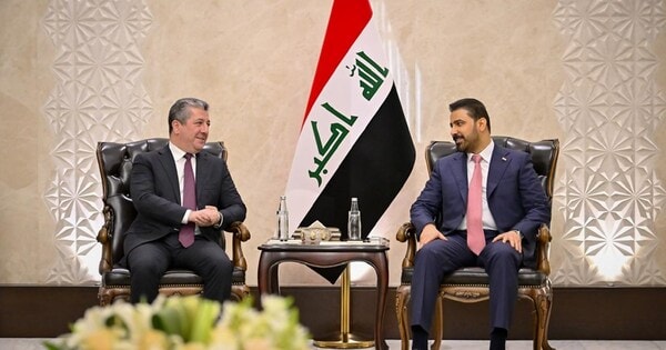 مەسرور بارزانی و سەرۆک وەزیرانی عێراق کۆبوونەوە