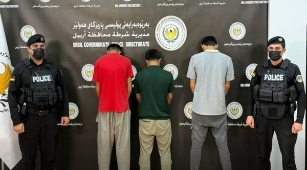 لە هەولێر باندێكی مەترسیدار دەستگیركران كە 85 تاوانیان ئەنجامداوە