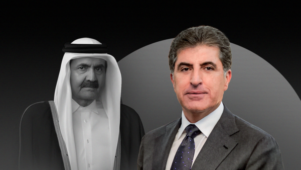 نێچیرڤان بارزانی پەیامێکی هاوخەمی بە بۆنەی کۆچی دوایی شێخ حەمەد بن خەلیفە ئال سانی بڵاوکردەوە