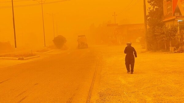 كەشناسی: ئەمڕۆ و سبەی خۆڵبارین لە زۆربەی ناوچەكانی هەرێمی كوردستان بەردەوام دەبێت