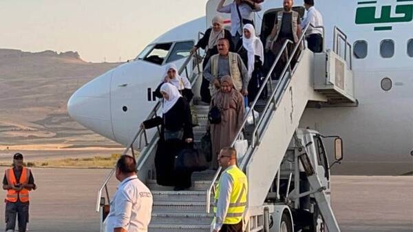 حاجییانی کوردستان بە فڕۆکە دەگەڕێنەوە