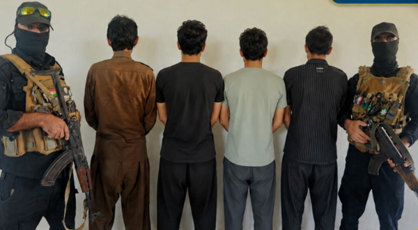 پۆلیسی گەرمیان چوار تۆمەتباری دەستگیرکرد