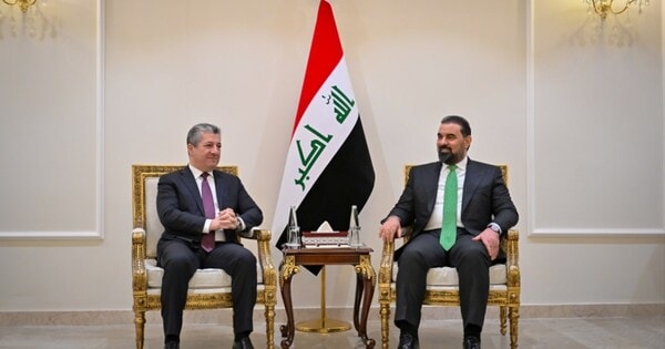 مەسرور بارزانی و سەرۆکی پەرلەمانی عێراق کۆبوونەوە