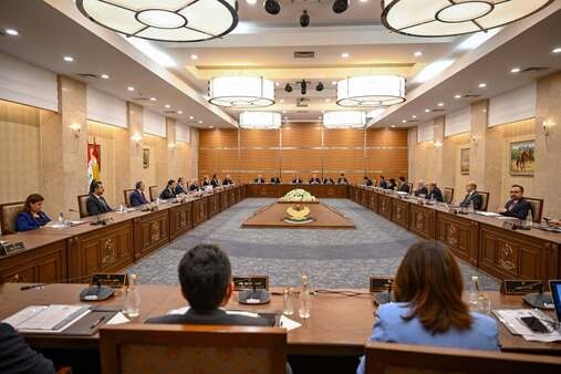 ئەنجومەنی وەزیرانی هەرێمی کوردستان کۆدەبێتەوە