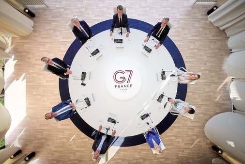 ترامپ لە لووتکەی (G7): لێرەش من سەرۆکم