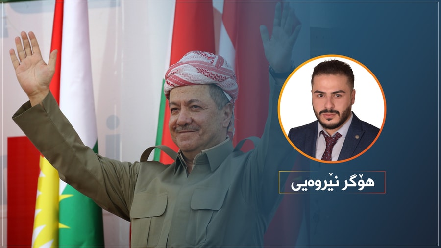 بارزانی خۆری نەتەوەیەکی ژێردەست لەناو چوار دەوری یٔاگر !