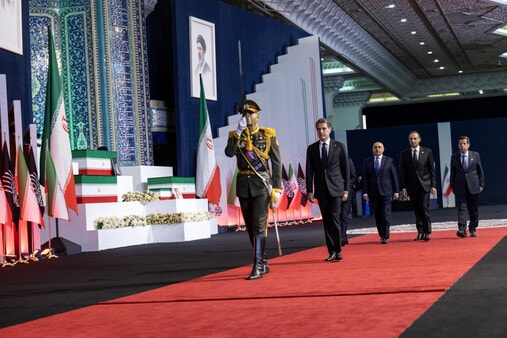 سەرۆکی هەرێمی کوردستان بەشداری لە ڕێوڕەسمی ماڵئاواییکردن له ڕابەری پێشووى ئێراندا کرد