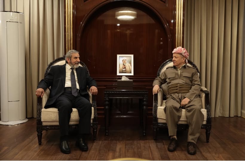 استقبال پرزیدنت بارزانی از دبیرکل اتحاد اسلامی کردستان