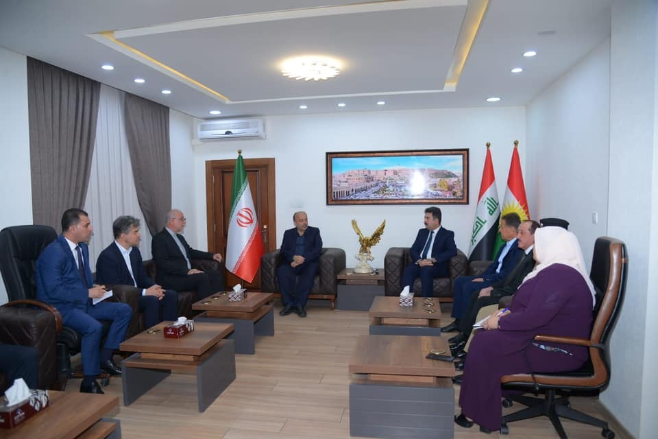 Şandeke parêzgeha Qezwînê li Hewlêrê ye