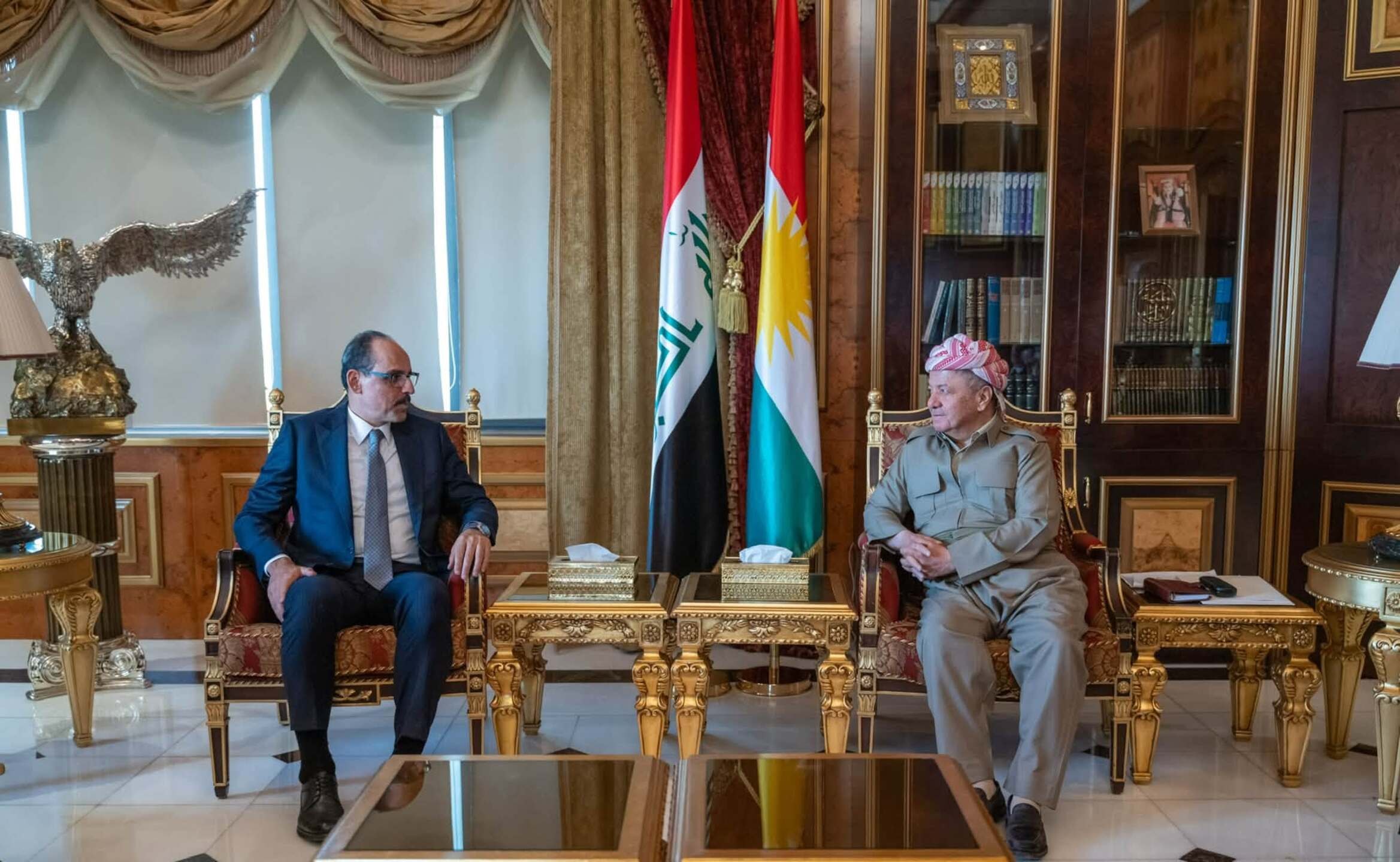 پرزیدنت بارزانی از رئیس سازمان اطلاعات ملی ترکیه استقبال کرد