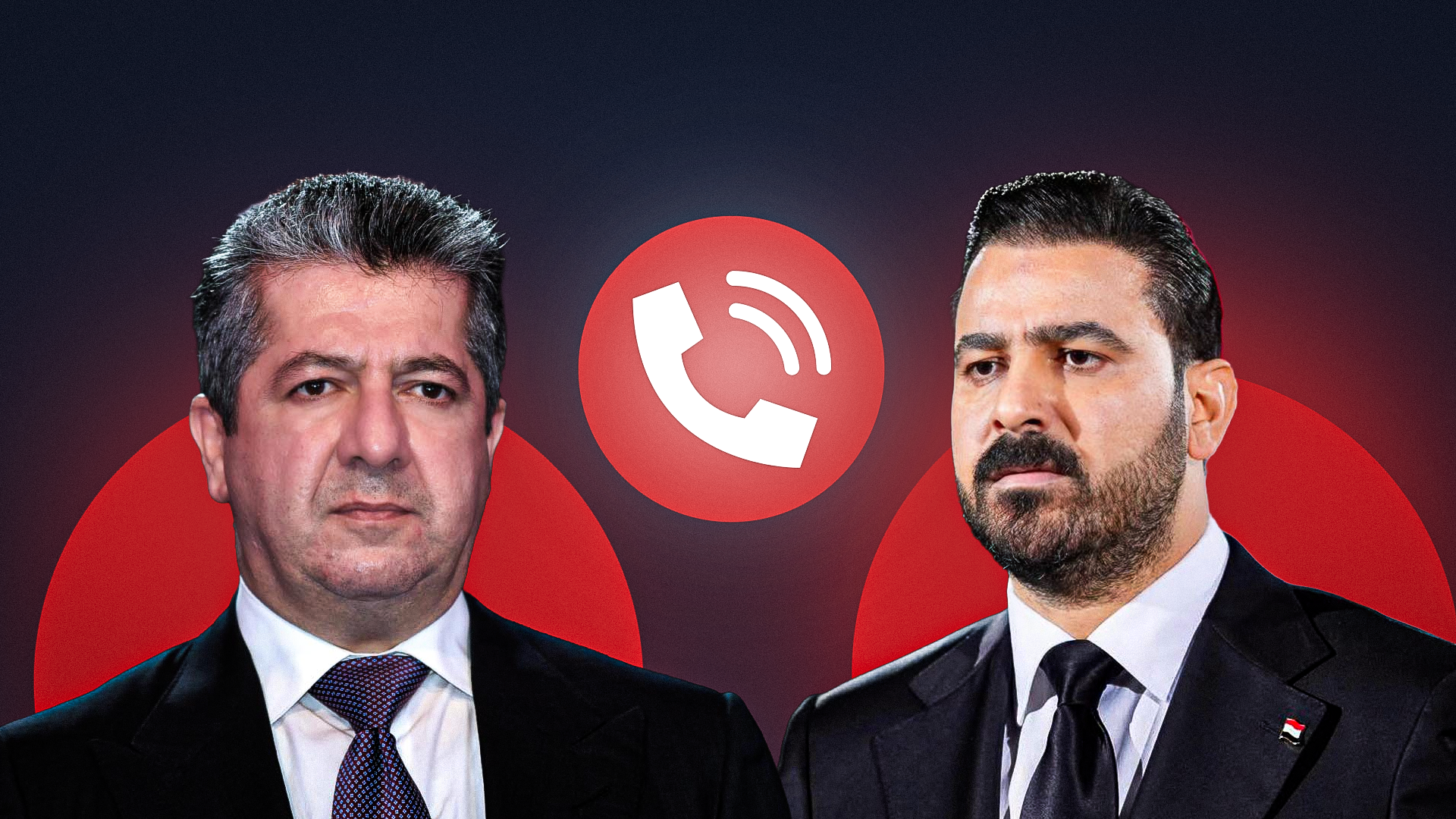 مەسرور بارزانی پەیوەندییەکی تەلەفۆنی لە عەلی زەیدییەوە پێگەیشت