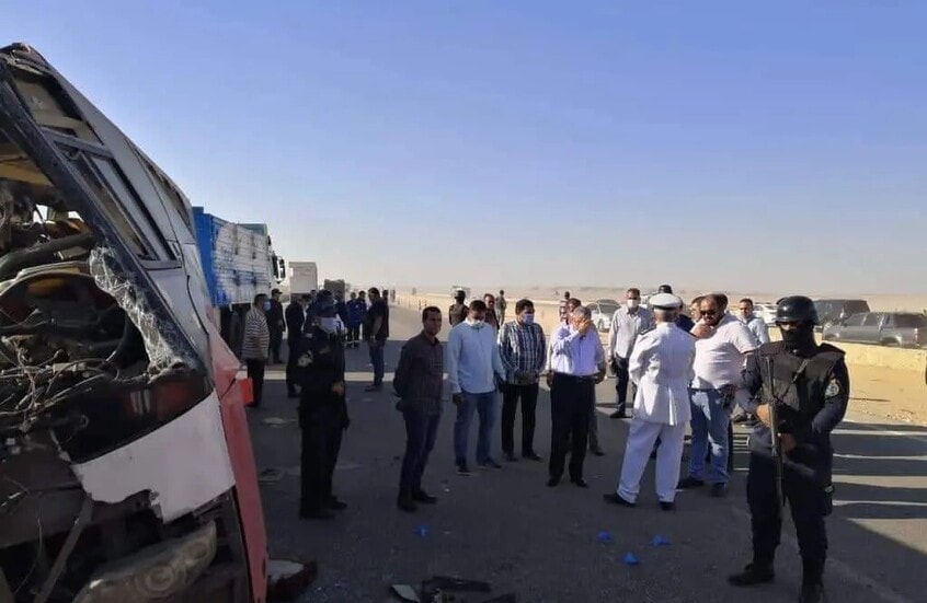 لە میسر 12 کەس لە ڕووداوێکی هاتوچۆدا بریندار بوون