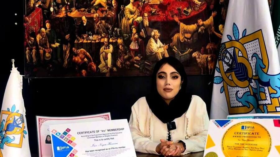 یک دختر کورد اهل سقز مدال طلای جهانی مسابقات اختراعات را کسب کرد