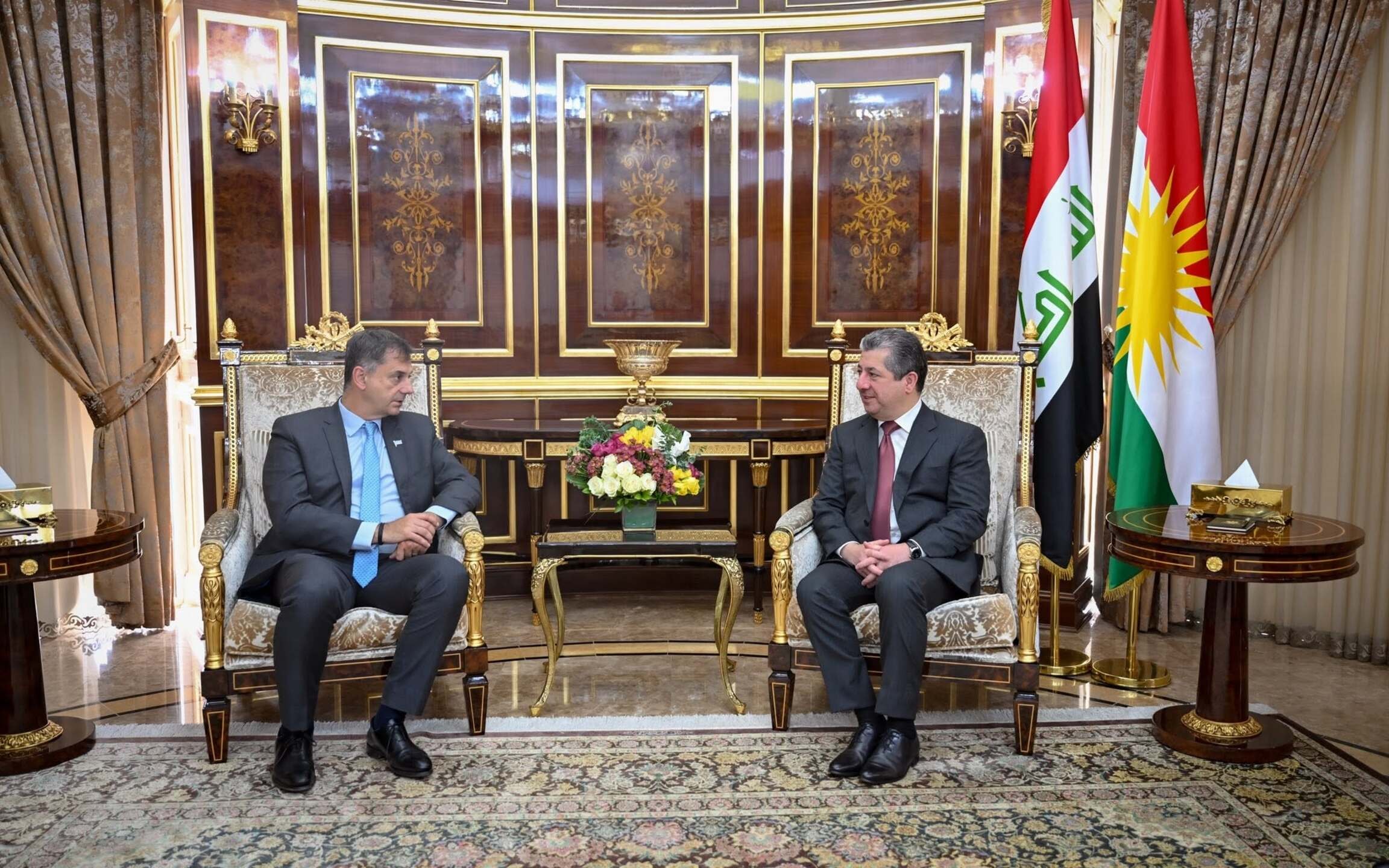 دیدار نخستوزیر اقلیم کردستان با معاون وزیر امور خارجه یونان