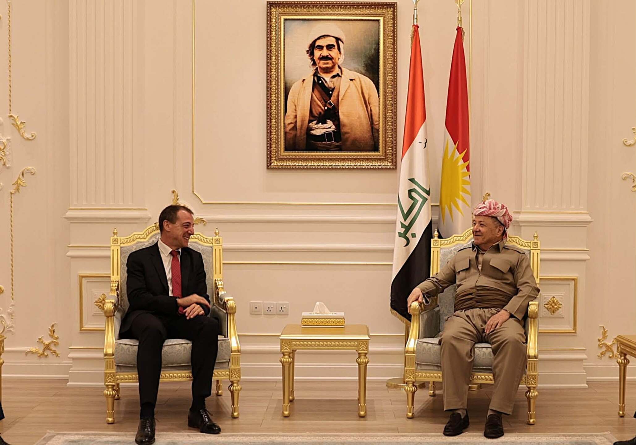 پرزیدنت بارزانی از کنسول عمومی فرانسه در اربیل استقبال کرد