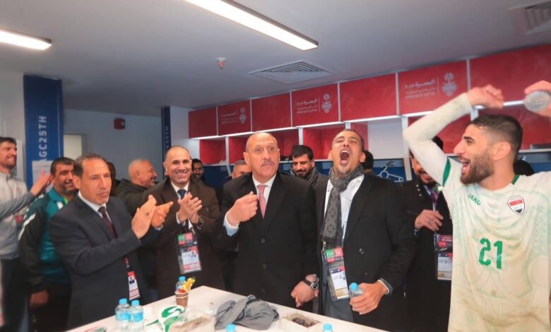 Endamên tîma Îraqê hatin xelat kirin