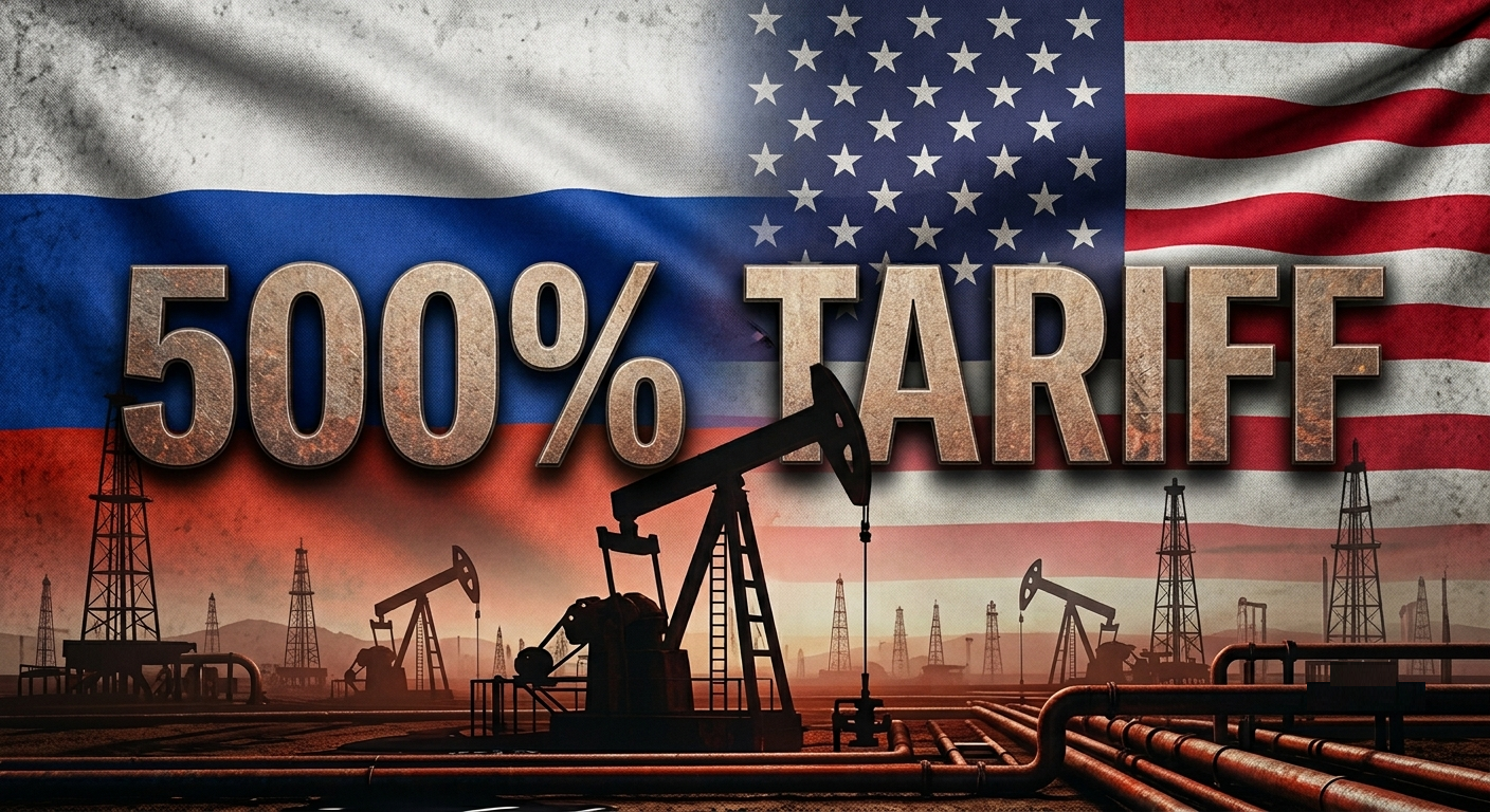 ئەنجوومەنی پیرانی ئەمریکا سزای نوێی بەسەر ڕووسیادا سەپاند، باجی 500% دەخرێتە سەر نەوت و گازی مۆسکۆ