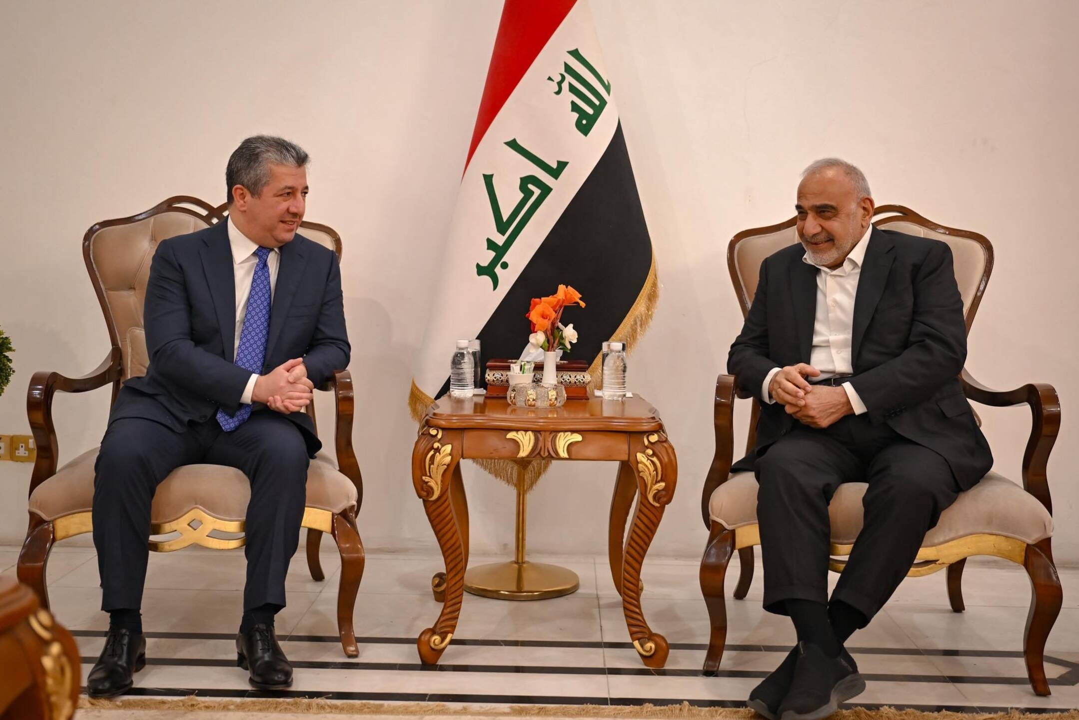 نخست وزیر اقلیم كردستان با عادل عبدالمهدی، نخستوزیر پیشین عراق دیدار کرد