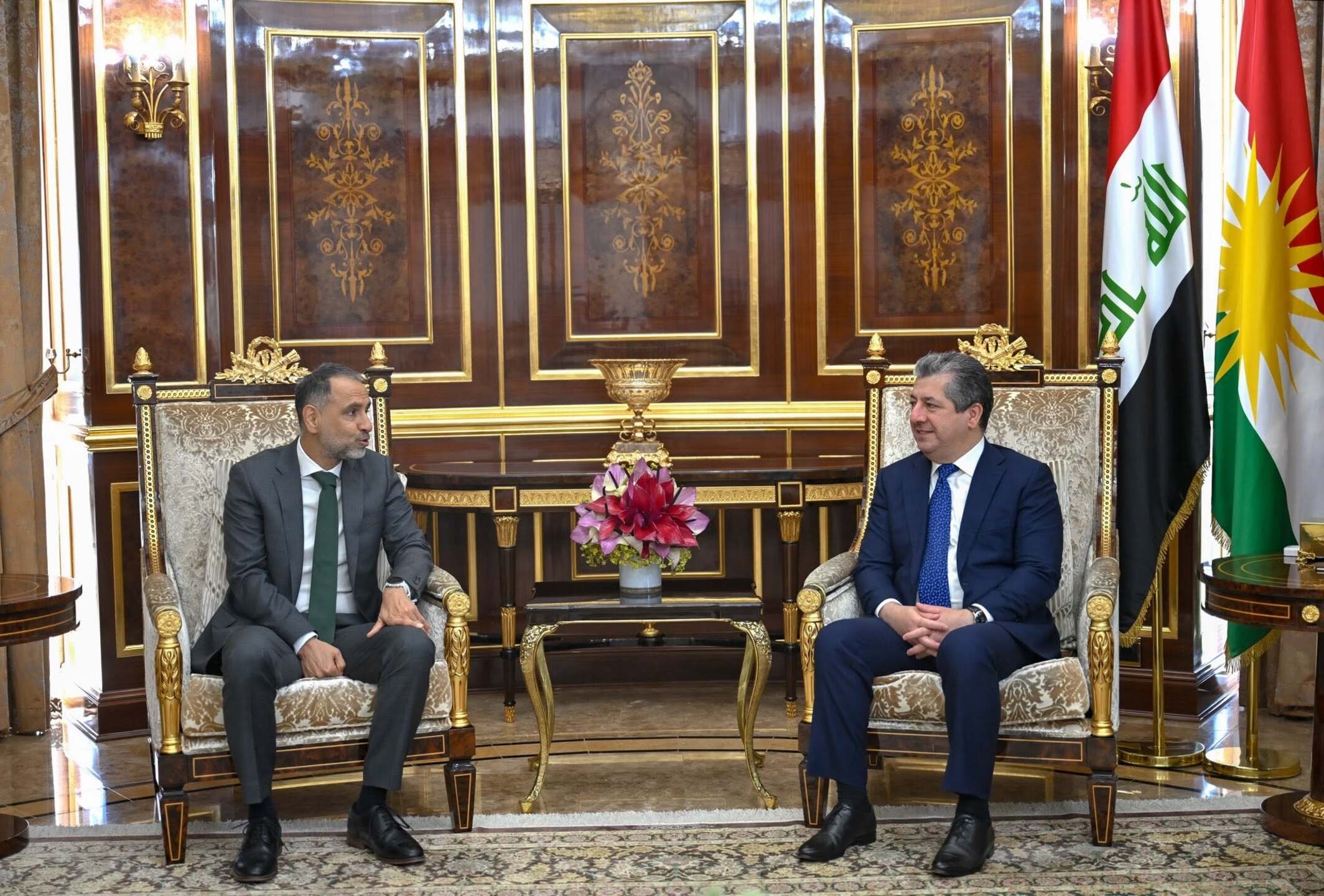 نخستوزیر اقلیم کردستان با سفیر بریتانیا در عراق دیدار کرد