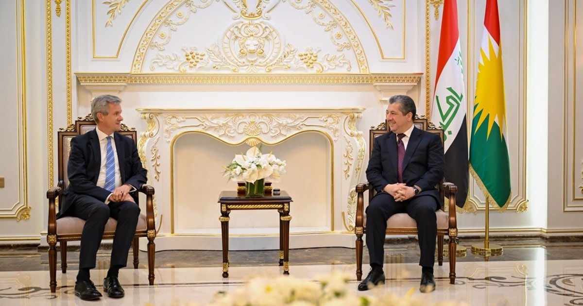 ديدار مسرور بارزانی با سرکنسول آلمان در اقليم كردستان