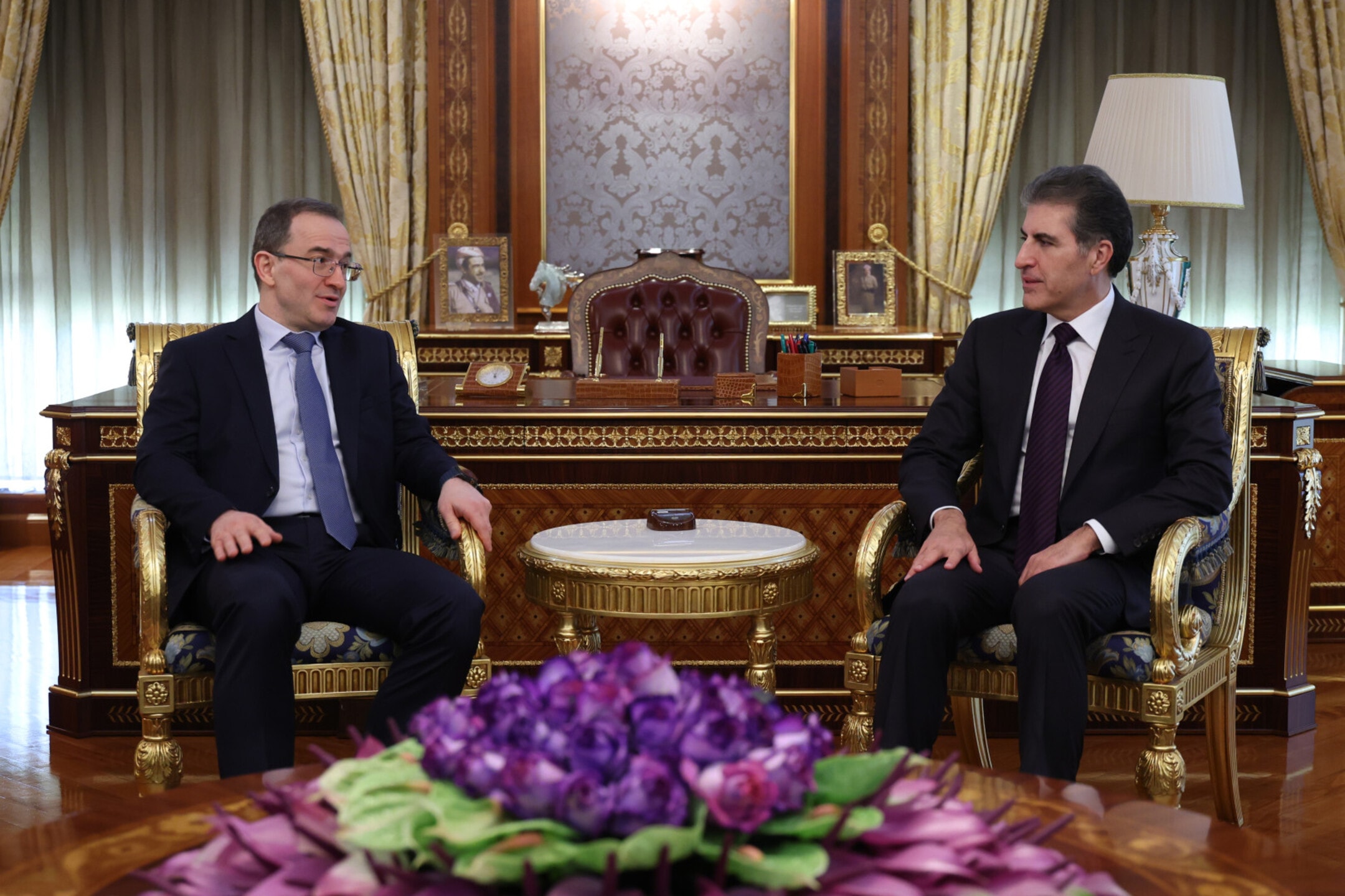 نچیروان بارزانی با سفیر روسیه در عراق دیدار کرد
