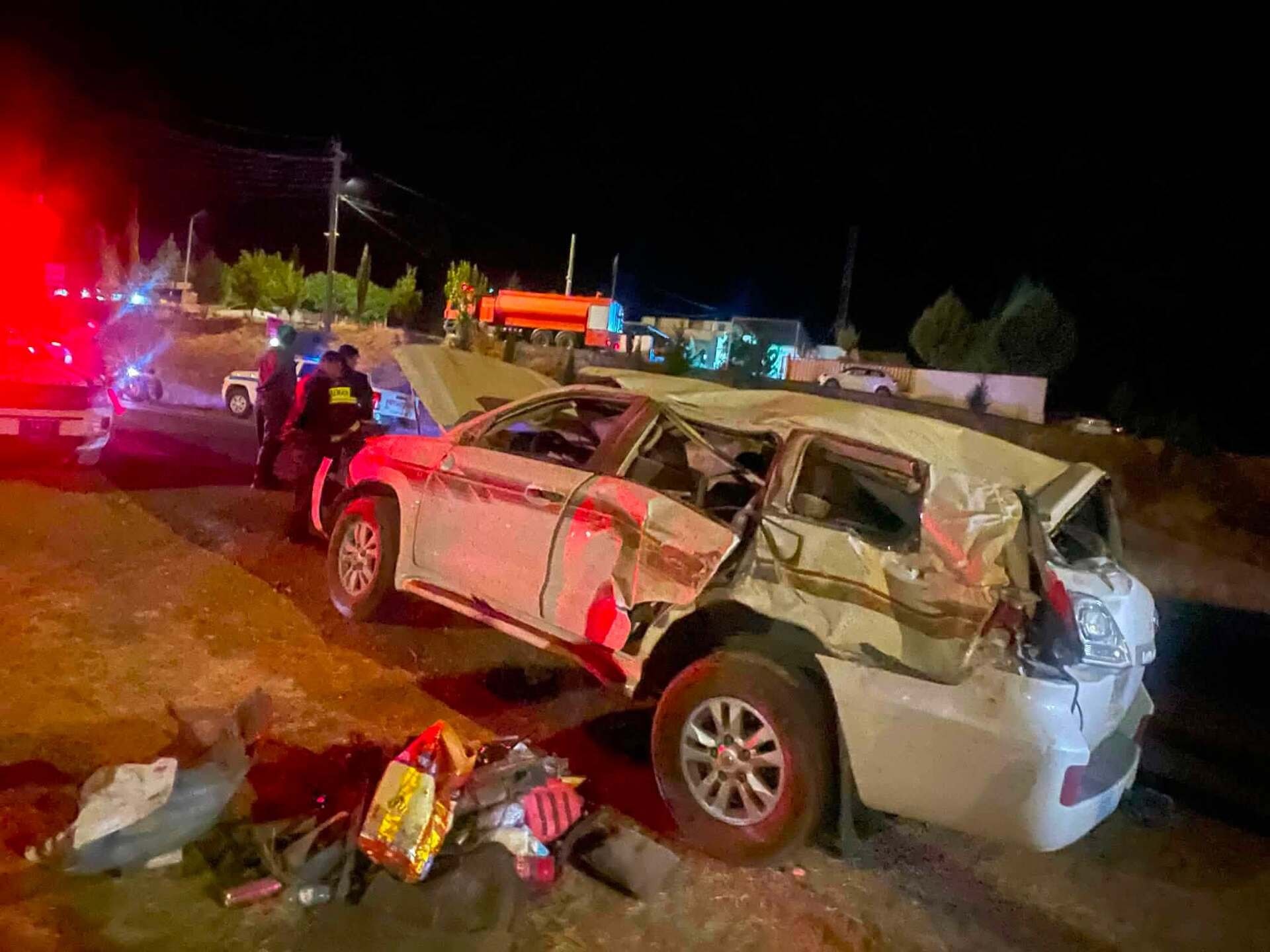 لە سۆران ئۆتۆمبێلێک وەرگەڕا و شەش کەس بریندار بوون
