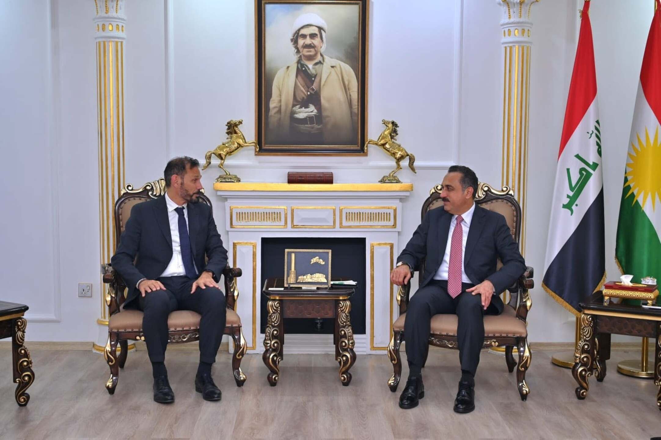 استاندار اربیل از رئیس نمایندگی سازمان بینالمللی مهاجرت در عراق استقبال کرد