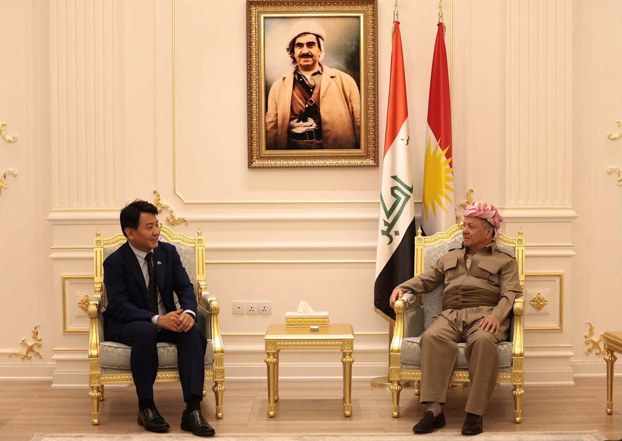 پرزیدنت بارزانی از کنسول کره جنوبی در اربیل استقبال کرد
