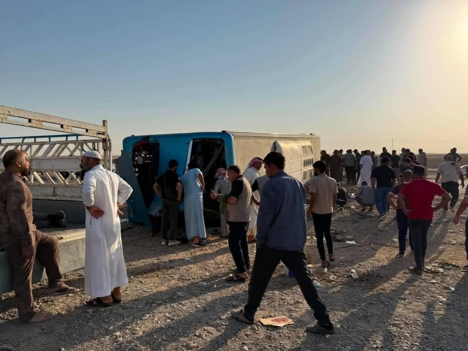 موسڵ.. پاسێکی گەشتیاران وەرگەڕا و لانی کەم 5 کەس گیانیان لەدەست دا