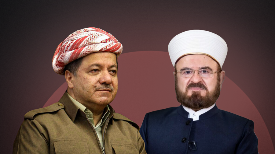 دریافت پیام تسلیت توسط پرزیدنت بارزانی از سوی رئیس اتحادیه جهانی علمای مسلمان