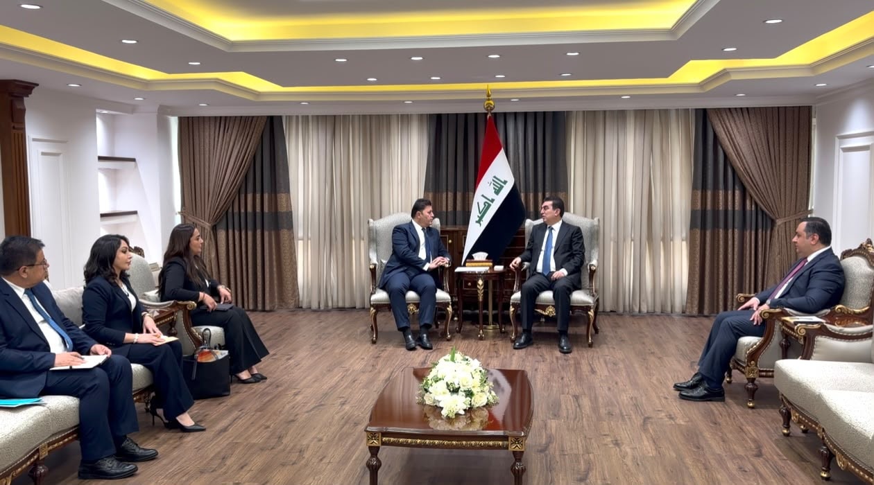 د. دیندار زێباری و د. فەرهاد ئەتروشی لە بەغدا کۆبوونەوە