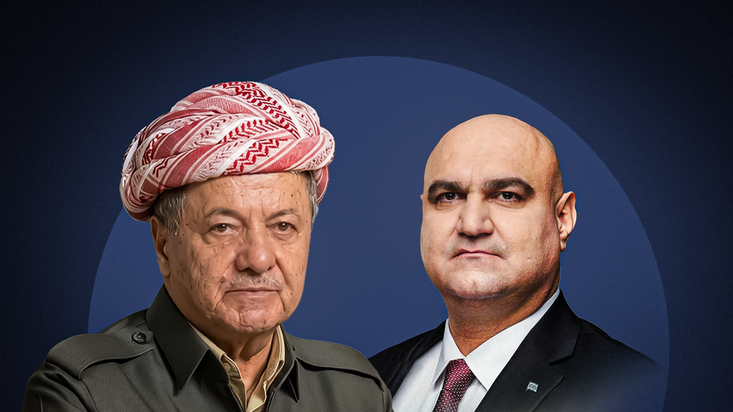 سەرۆك بارزانی پەیامێكی هاوخەمی لە سەرۆکی بەرەی تورکمانیی عێراق پێ دەگات