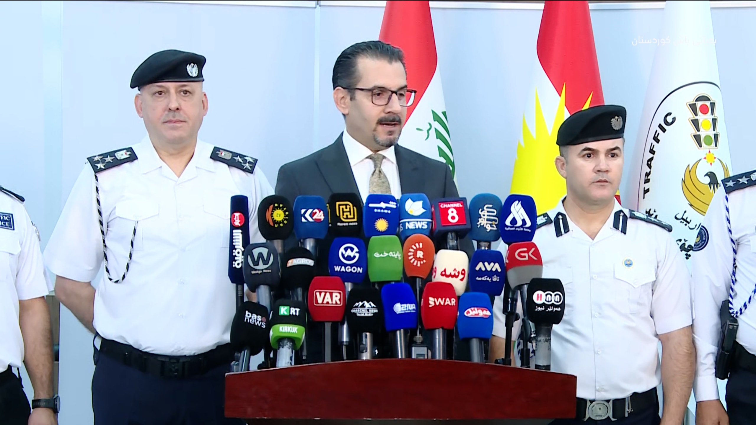 هەولێر.. قۆناغی یەکەمی سیستەمی ئەلیکترۆنیی ساڵیانەی ئۆتۆمبێل کەوتە کار
