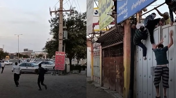 ڤیدیۆ: سەدان ئالوودەبووی ماددەی هۆشبەر لە سەنتەرێكی چاكسازیی ئێران رادەكەن