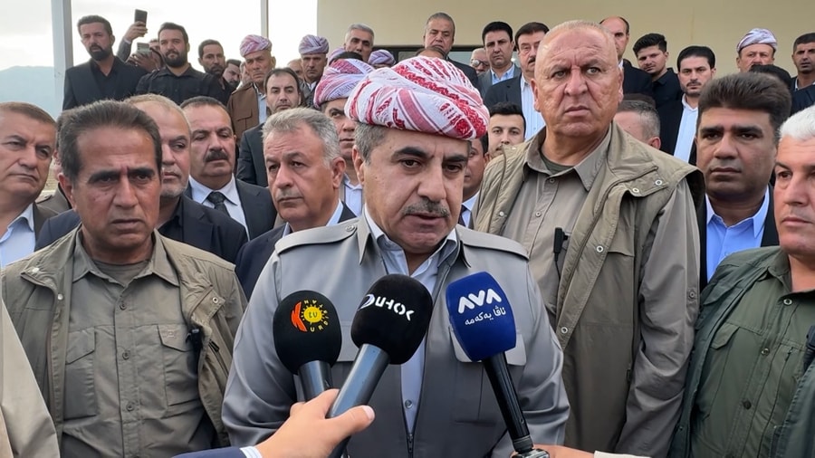 بە نوێنەرایەتیی سەرۆک بارزانی، سیداد بارزانی بەشداریی لە پرسەی نائیف شەکر نێروەیی کرد