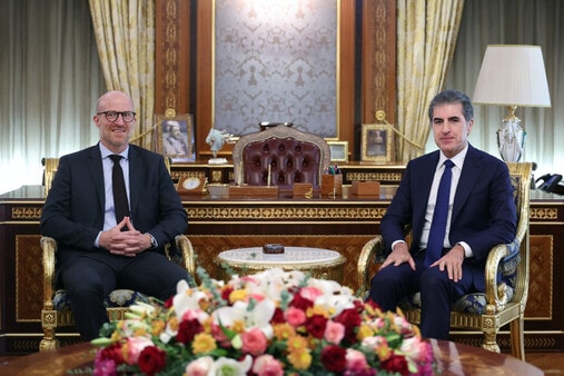 دیدار رئیس اقلیم کوردستان با سرکنسول جدید آلمان