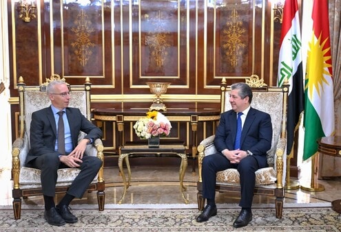 نخستوزیر اقلیم کردستان و سفیر آلمان بر اهمیت توسعه مناسبات تأکید کردند