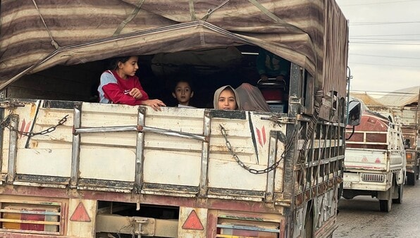 Return of the displaced.. More than 500 families from Serekaniye return to their homeland