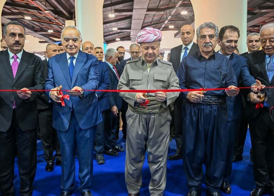 الرئيس بارزاني يفتتح المعرض الدولي الثامن عشر للكتاب في مدينة أربيل