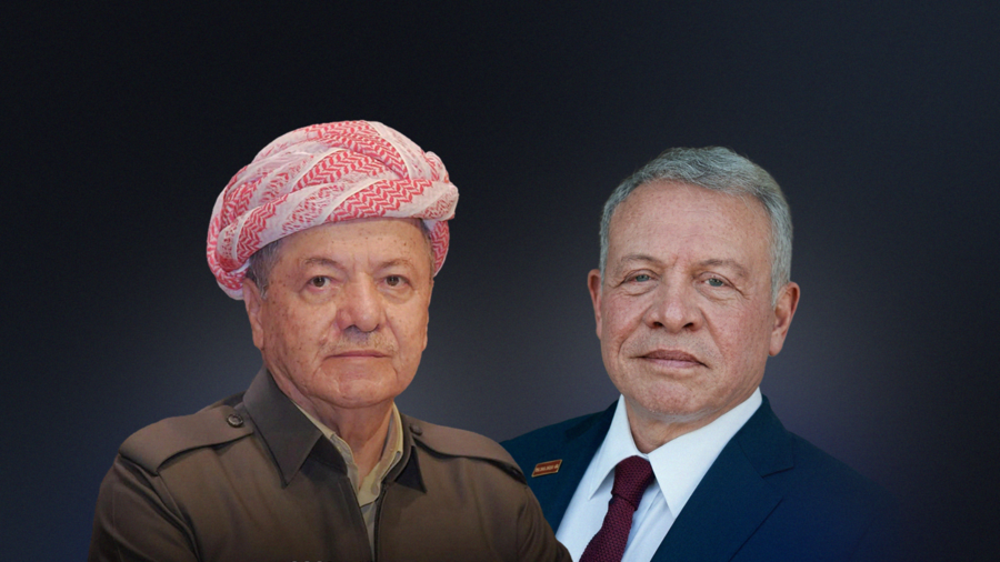 الرئيس بارزاني أرسل رسالة تعزية إلى ملك الأردن