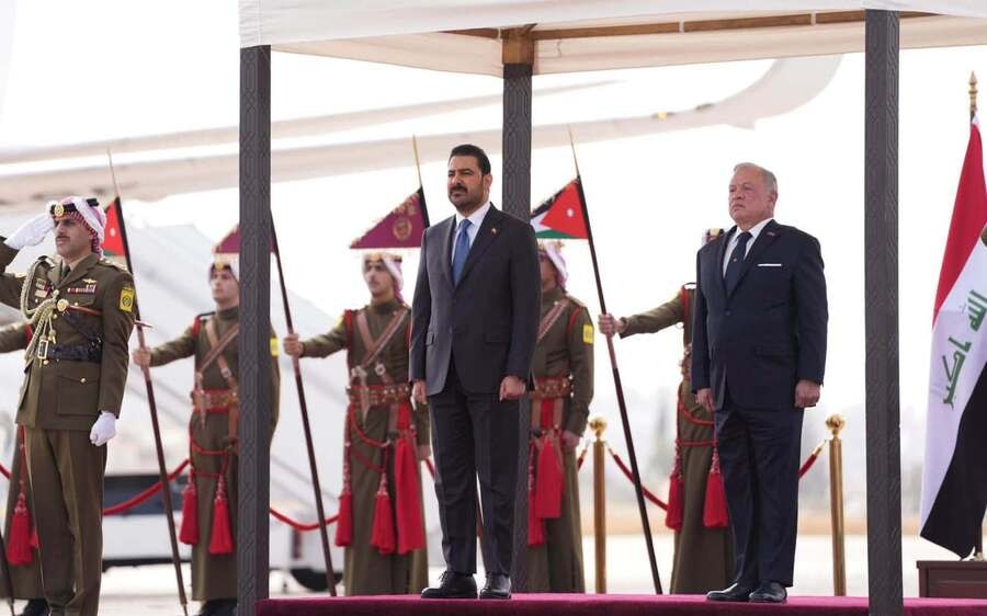 سەرۆک‌وەزیرانی عێراق دوای واژۆکردنی ۹ یادداشتێکی تێگەیشتنی هاوبەش لە ئوردن گەڕایەوە بۆ بەغدا