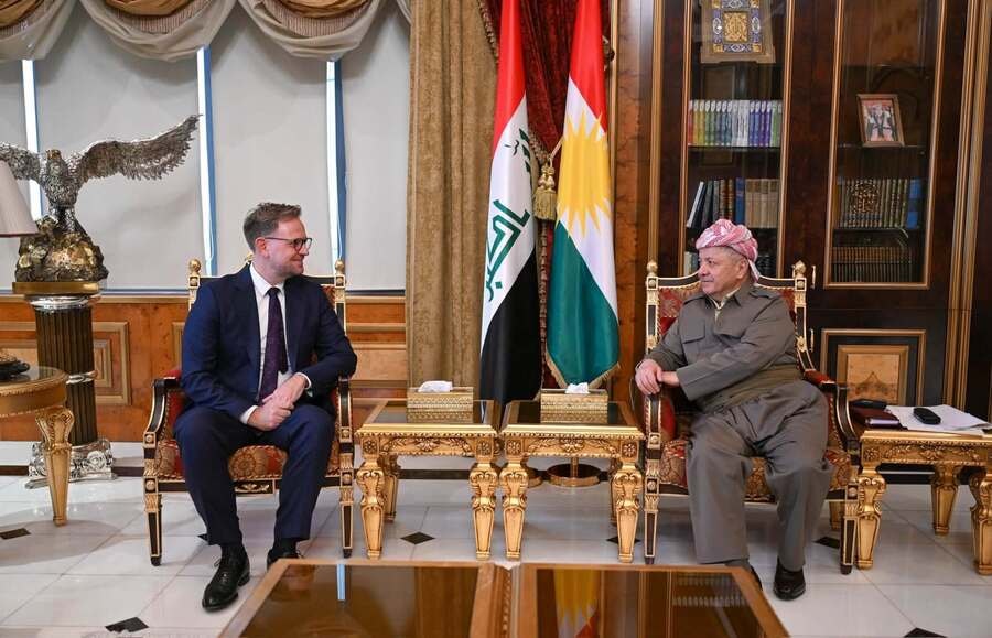 Başkan Barzani, Erbil’deki Avrupa Birliği İrtibat Ofisi yetkilisini kabul etti
