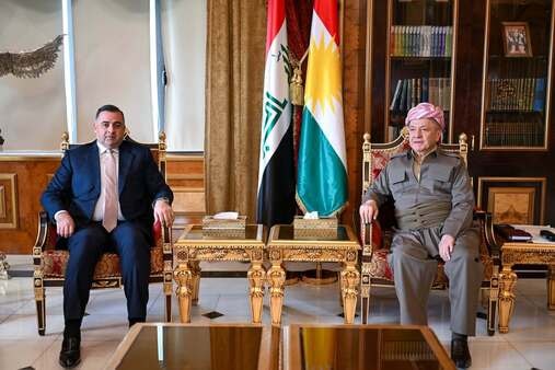 الرئيس بارزاني يستقبل محافظ صلاح الدين