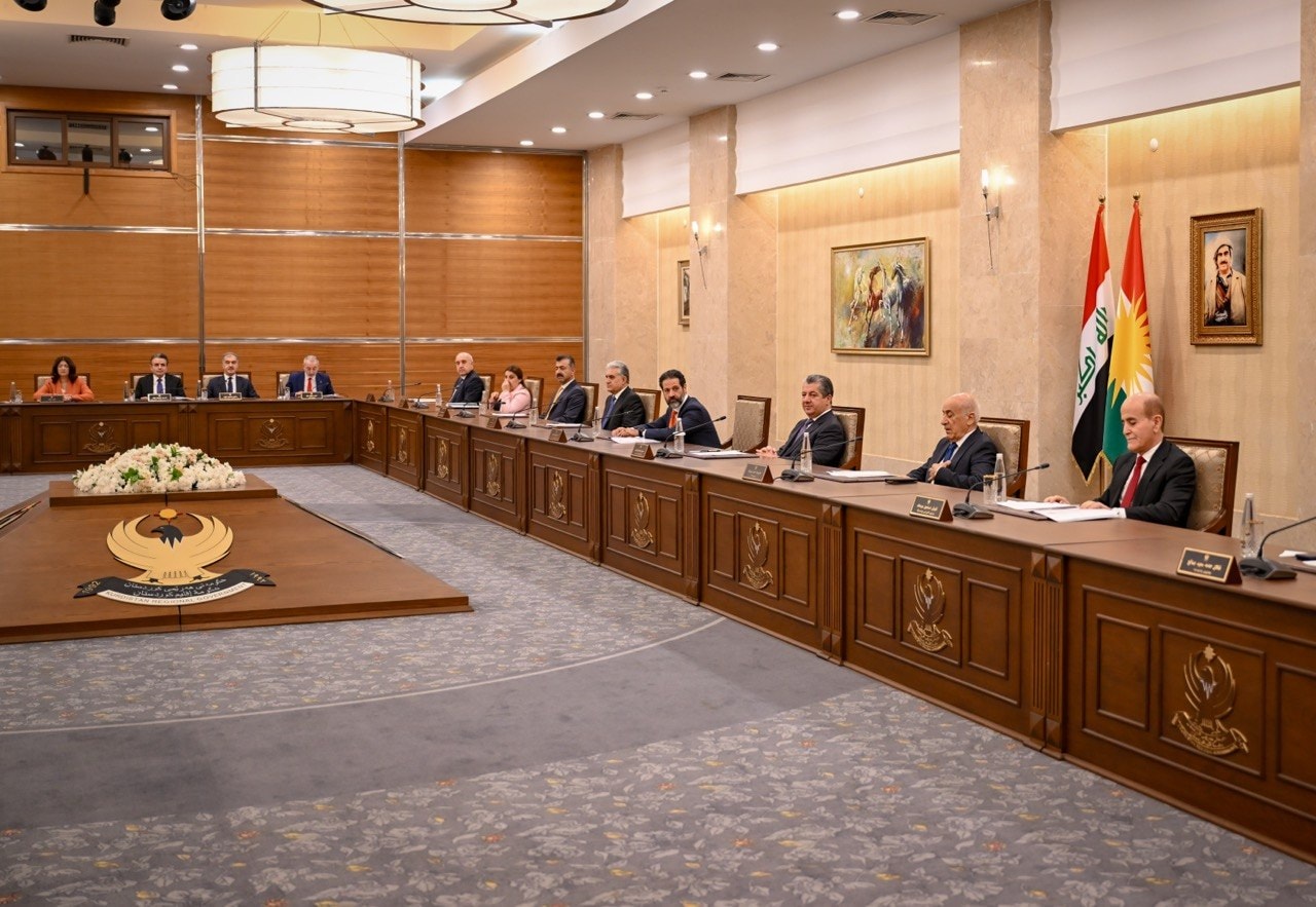 Le Conseil des ministres de la région du Kurdistan se réunit