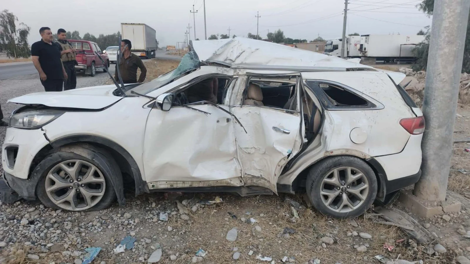 لە ڕووداوێکی سەختی هاتوچۆدا لە گەرمیان دوو کەس گیانیان لەدەستدا